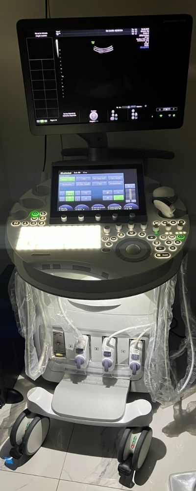 Equipo Voluson E10 en consultorio Dr. Mendoza